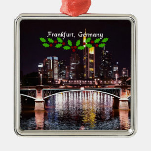 Frankfurt, Tyskland, julklapp, Julgransprydnad Metall