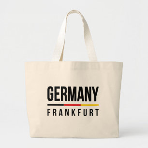 Frankfurt Tyskland Jumbo Tygkasse