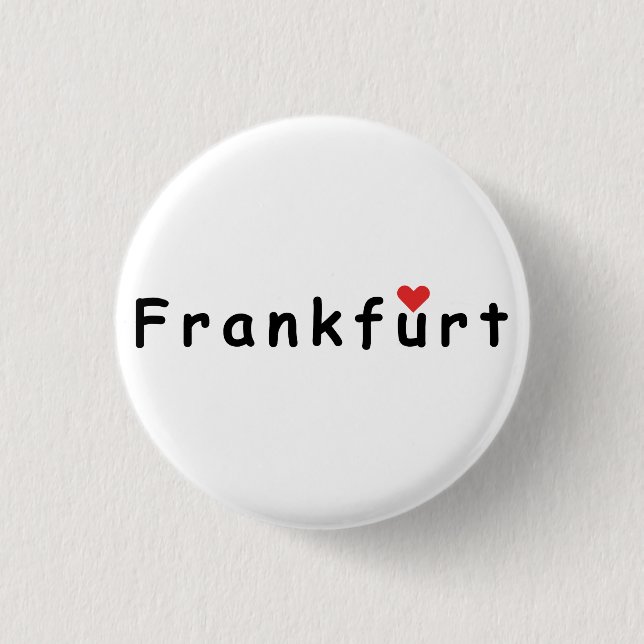 Frankfurt Tyskland Knapp (Framsida)