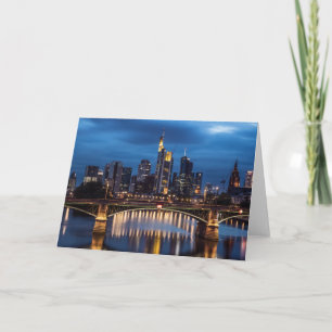 Frankfurt Tyskland Kort