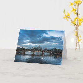 Frankfurt Tyskland Kort