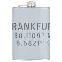 Frankfurt Tyskland Latitude Longitud