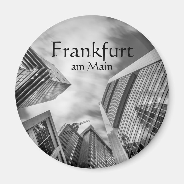 Frankfurt Tyskland Magnet (Framsidan)