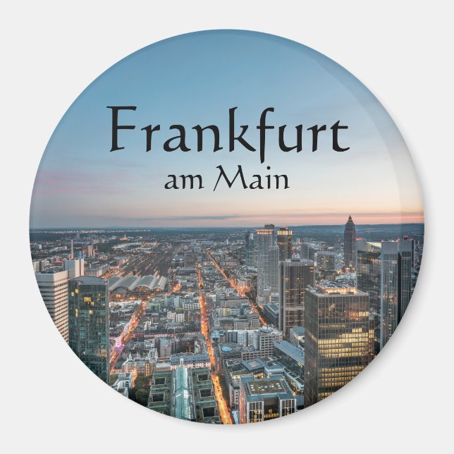 Frankfurt Tyskland Magnet (Framsidan)