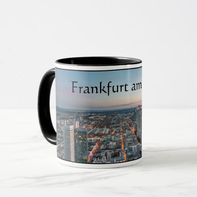 Frankfurt Tyskland Mugg (Framsida vänster)