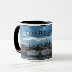 Frankfurt Tyskland Mugg