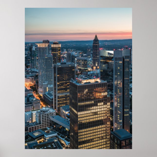 Frankfurt Tyskland Poster (Framsidan)