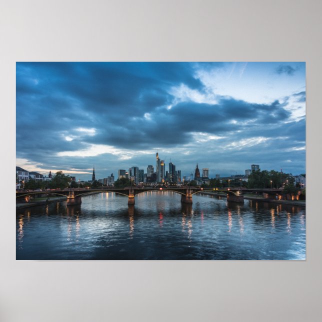 Frankfurt Tyskland Poster (Framsidan)