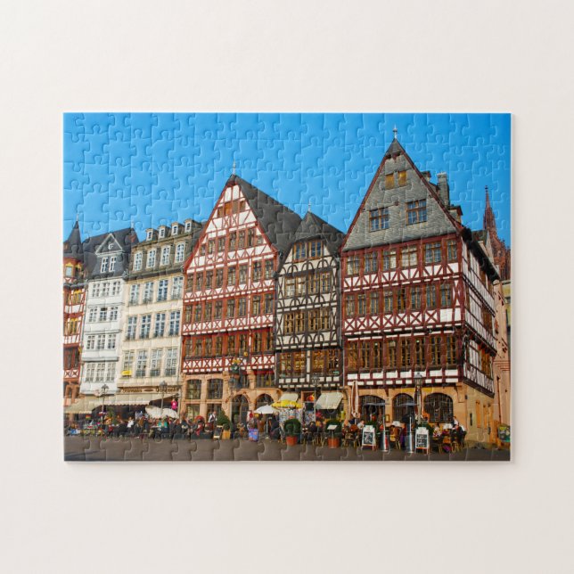 Frankfurt Tyskland. Pussel (Horisontell)