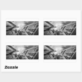 Frankfurt Tyskland Rektangulärt Klistermärke