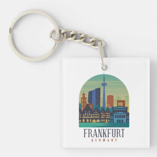 Frankfurt Tyskland Skyline Architecture