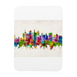 Frankfurt Tyskland Skyline Magnet