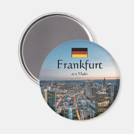Frankfurt Tyskland Souvenir Magnet
