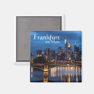 Frankfurt Tyskland Souvenir Magnet