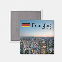 Frankfurt Tyskland Souvenir Magnet