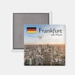 Frankfurt Tyskland Souvenir Magnet