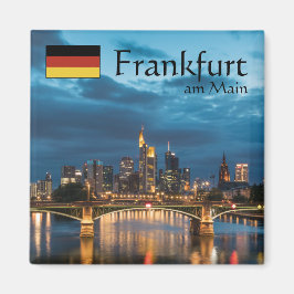 Frankfurt Tyskland Souvenir Magnet