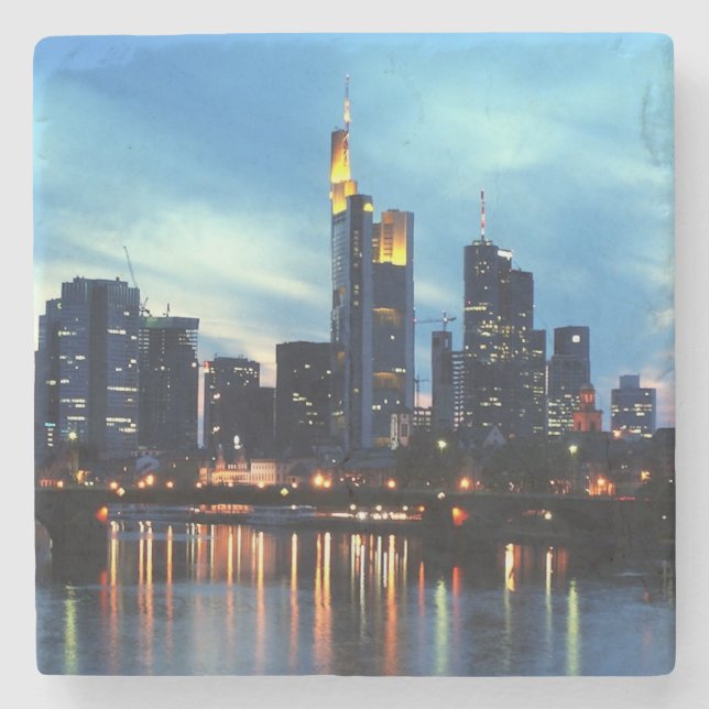 Frankfurt Tyskland Underlägg Sten (Framsidan)