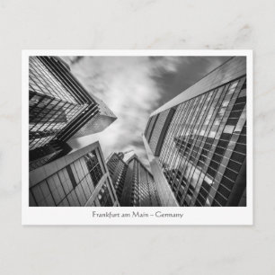 Frankfurt Tyskland Vykort