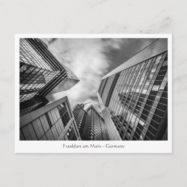 Frankfurt Tyskland Vykort (Framsida)