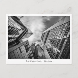 Frankfurt Tyskland Vykort