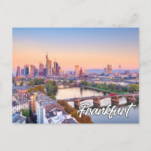 Frankfurt, Tyskland Vykort