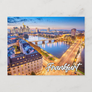 Frankfurt, Tyskland Vykort