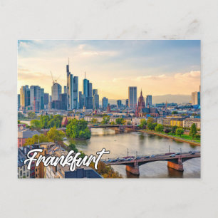 Frankfurt, Tyskland Vykort