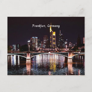 Frankfurt, Tyskland Vykort