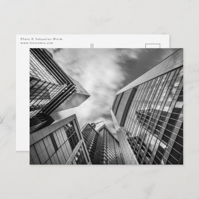 Frankfurt Tyskland Vykort (Fram/baksida)