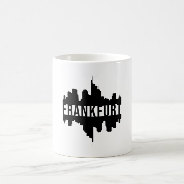 Frankfurt Tysklandare City Cityscape Coola Funny G Kaffemugg (Center)