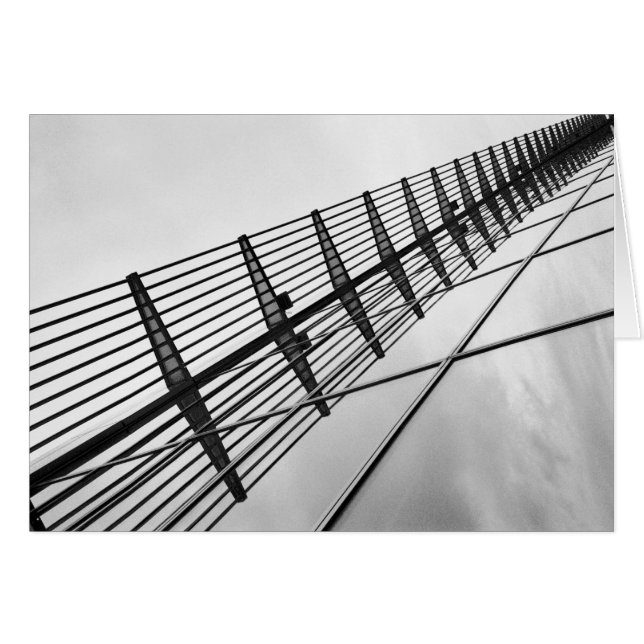 Frankfurt Tysklandare, terminal yttre Hälsningskort (Framsidan Horizontal)