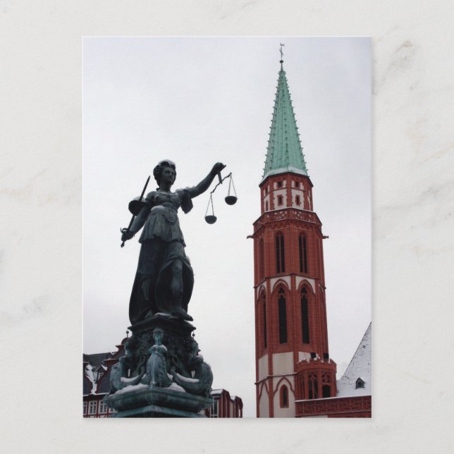 Frankfurt, Tysklant vykort (Framsida)