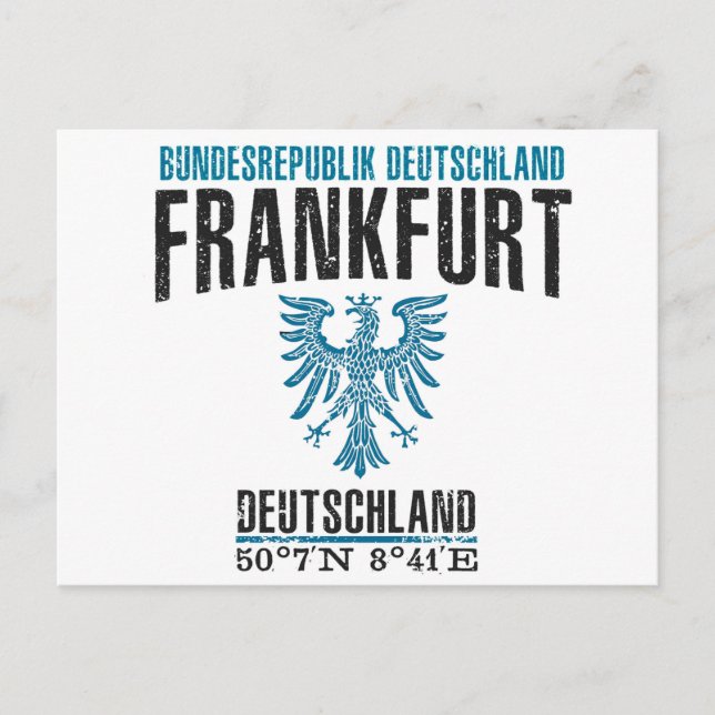 Frankfurt Vykort (Framsida)