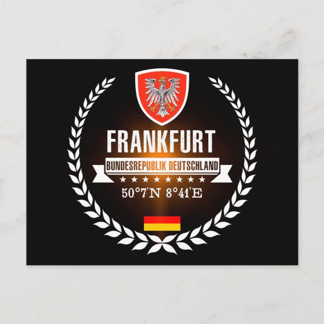 Frankfurt Vykort (Framsida)