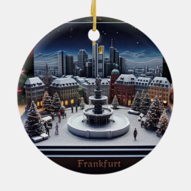 Frankfurt Wonderland: 3D jul Ornament (Baksidan)