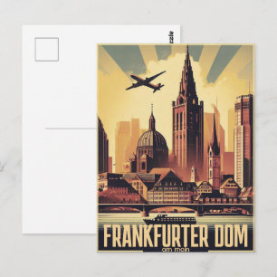 Frankfurter dom am main Frankfurt katedral Vykort