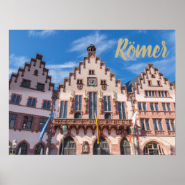 Frankfurter Roemer Tyskland Frankfurt City Hall Poster