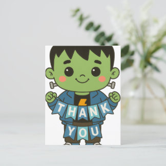 Frankie Boo Crew "Tack"-kort Vykort