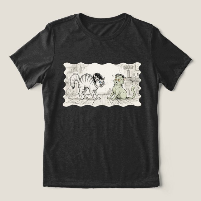 Frankie & Bride Kitties - Stödjer ideella organisa T Shirt (Design Framsida)