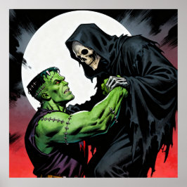 Frankie hälsar Reaper Poster