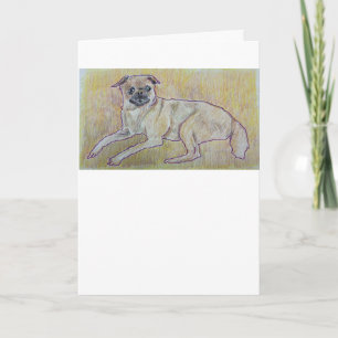 Frankie Hund Greeting Card Kort