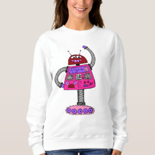 Frankie Robot: Rosa på vita Tröja
