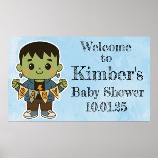 Frankie’s Baby Shower Welcome Sign – Cute Sign Poster