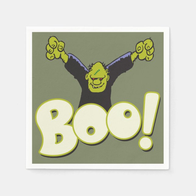 Frankie Superassistance - Frankenstein Monster Hal Pappersservett (Framsidan)