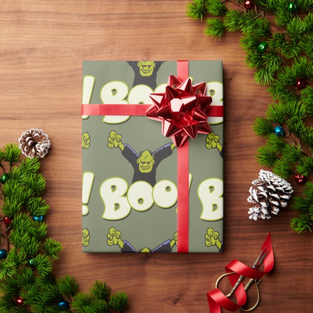 Frankie Superassistance - Frankenstein Monster Hal Presentpapper (Julgåva)