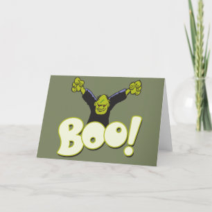 Frankie Superhero - Frankenstein monster Halloween Kort