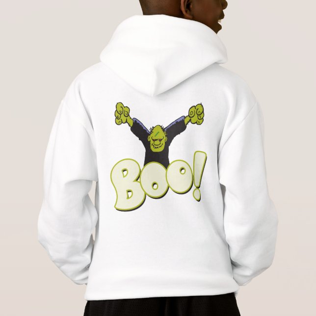Frankie Superhero - Frankenstein monster Halloween T-shirt (Baksida)