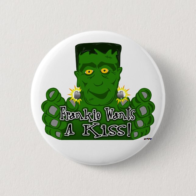 Frankie Wants A Kiss! Knapp (Framsida)