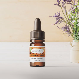 Frankincense Essential Oils Fragrance Flaska-etike Klistermärken